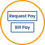 Enhance customer experience by request pay, bill pay for receiving quick payment